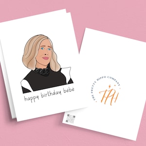 Printable Moira Birthday Greeting Card, Funny Card, Handmade Card, Pop Culture, Birthday Humor, Schitts Creek, Pop Culture Card, Bebe