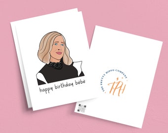 Printable Moira Birthday Greeting Card, Funny Card, Handmade Card, Pop Culture, Birthday Humor, Schitts Creek, Pop Culture Card, Bebe