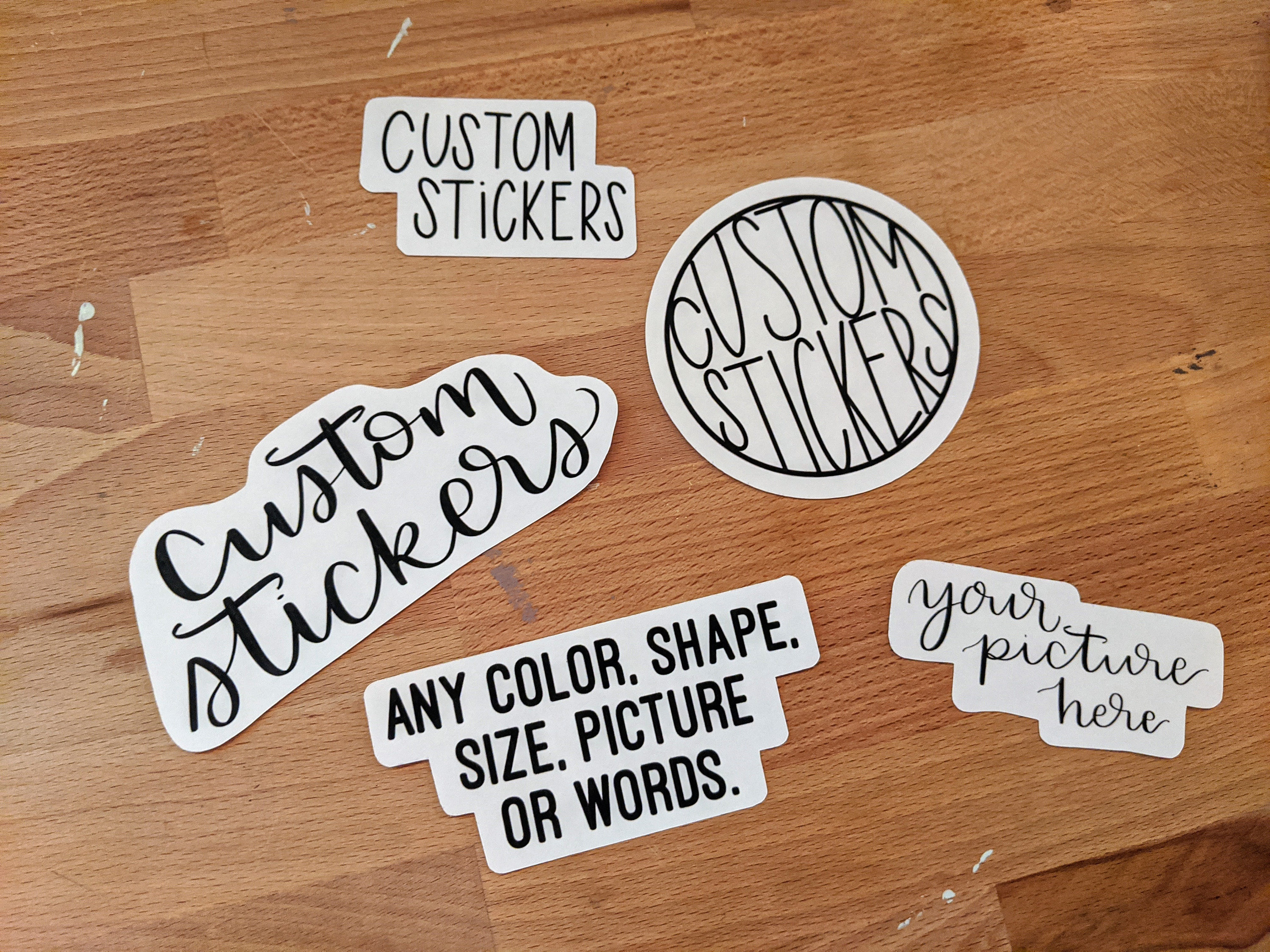 Personalized Sticker Pack Etsy