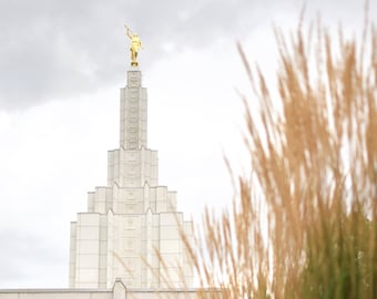 Idaho Falls LDS Temple Photograph; Digital Download; LDS Temple Photography; IF Temple; Latter Day Saint Art; Idaho Falls Temple