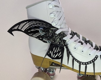 Rollschuh Black Wasp Fledermaus 3D Flügel - Paar. Spitze Charme, Accessoire