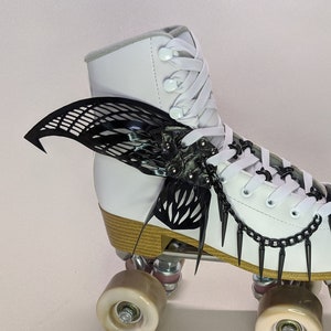 Rollschuh Black Wasp Fledermaus 3D Flügel - Paar. Spitze Charme, Accessoire