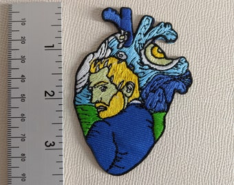 Roller Skate Shoe Patch Laces accessories Heart Anatomy Van Gogh Painting Artist
