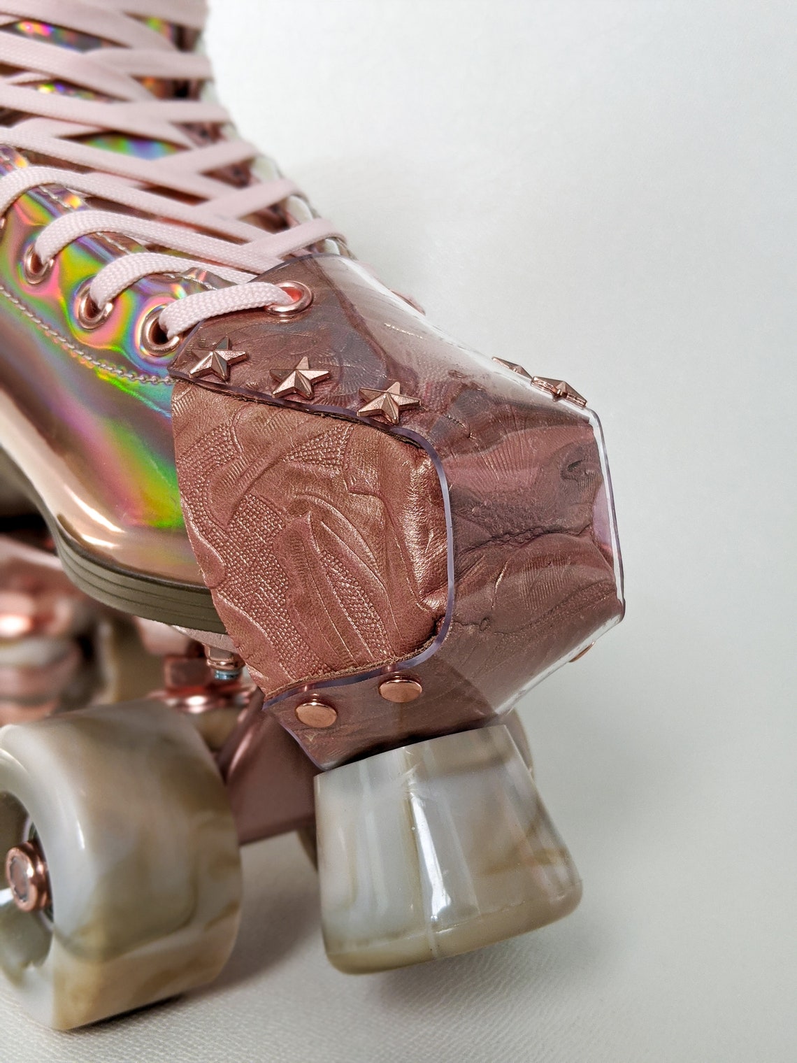 Roller Skates Toe cap cover guard PAIR THICK Clear Etsy