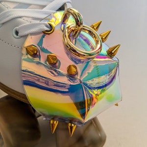 Roller Skates Toe cap cover guard- THICK Clear transparent Holographic Vinyl