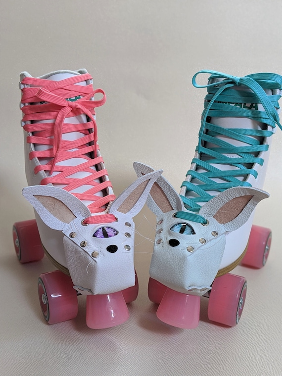 THICK LEATHER Colour CHANGING Bunny leather toe guard cap - Roller Skating