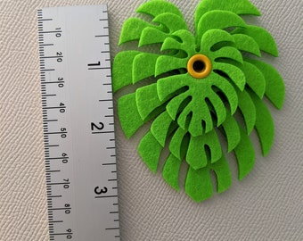 Vegan Roller skate patch - Monstera Leaf Plant - Lace accessory