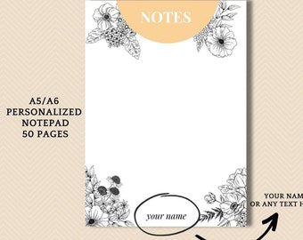 Personalized Notepad | Personalized planner notepad | Personalized to do list | Office personalized notepad | Personalized gifts | Planner