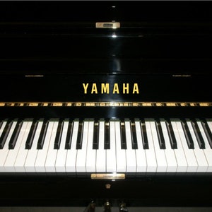 YAMAHA Metallic Gold Klavier Markenname Fallboard Key Cover Marke Vinyl Transfer Abziehbild Aufkleber