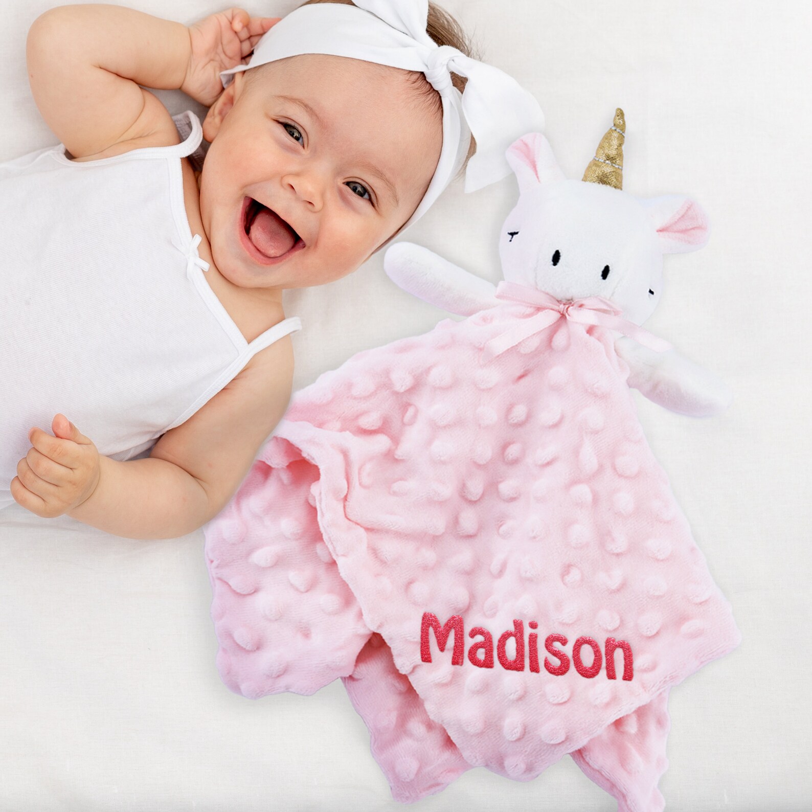Personalized Security Blanket for Girls and Boys Newborn Etsy