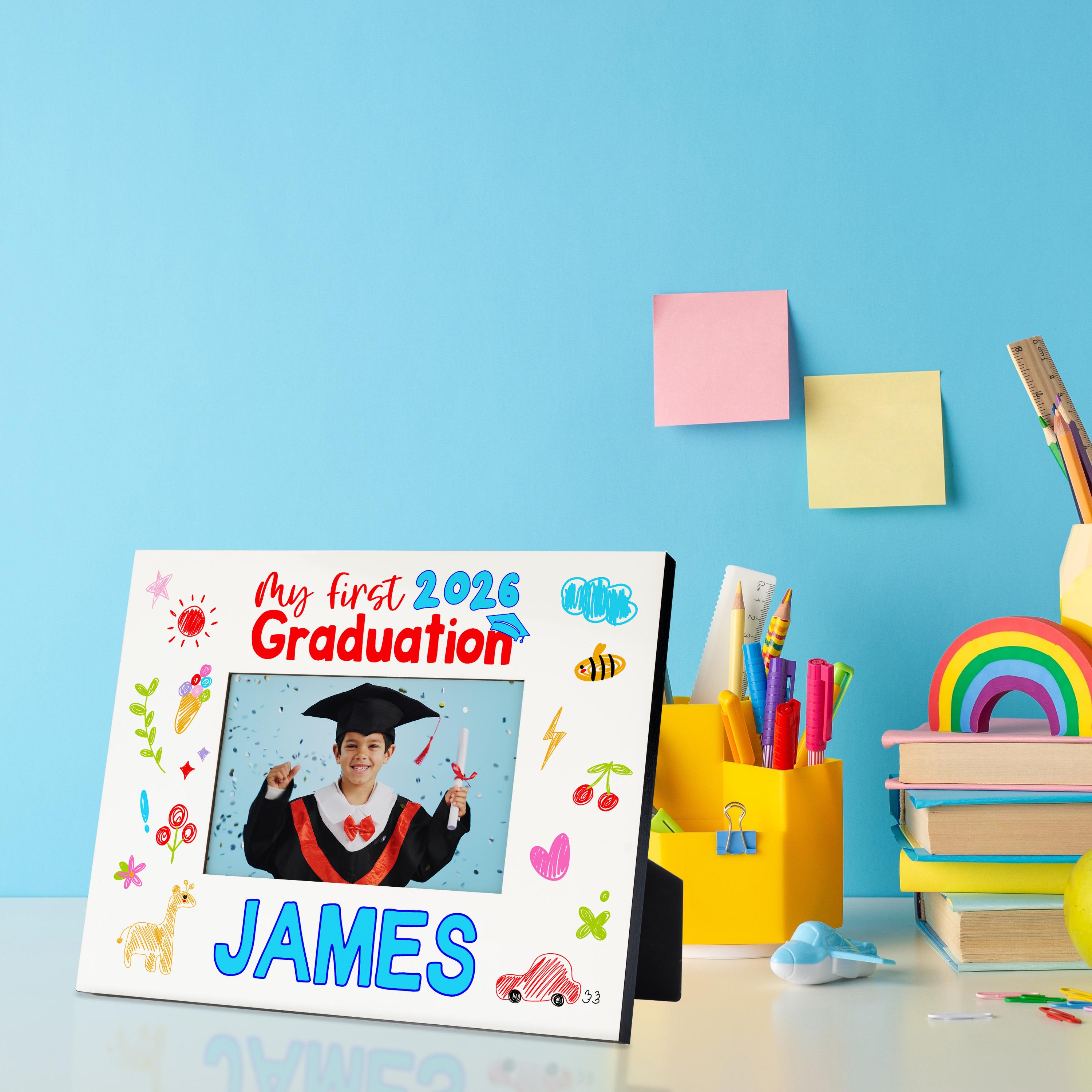 My First Graduation Picture Frames - 9 Designs, 4x6 5x7 Horizontal ...