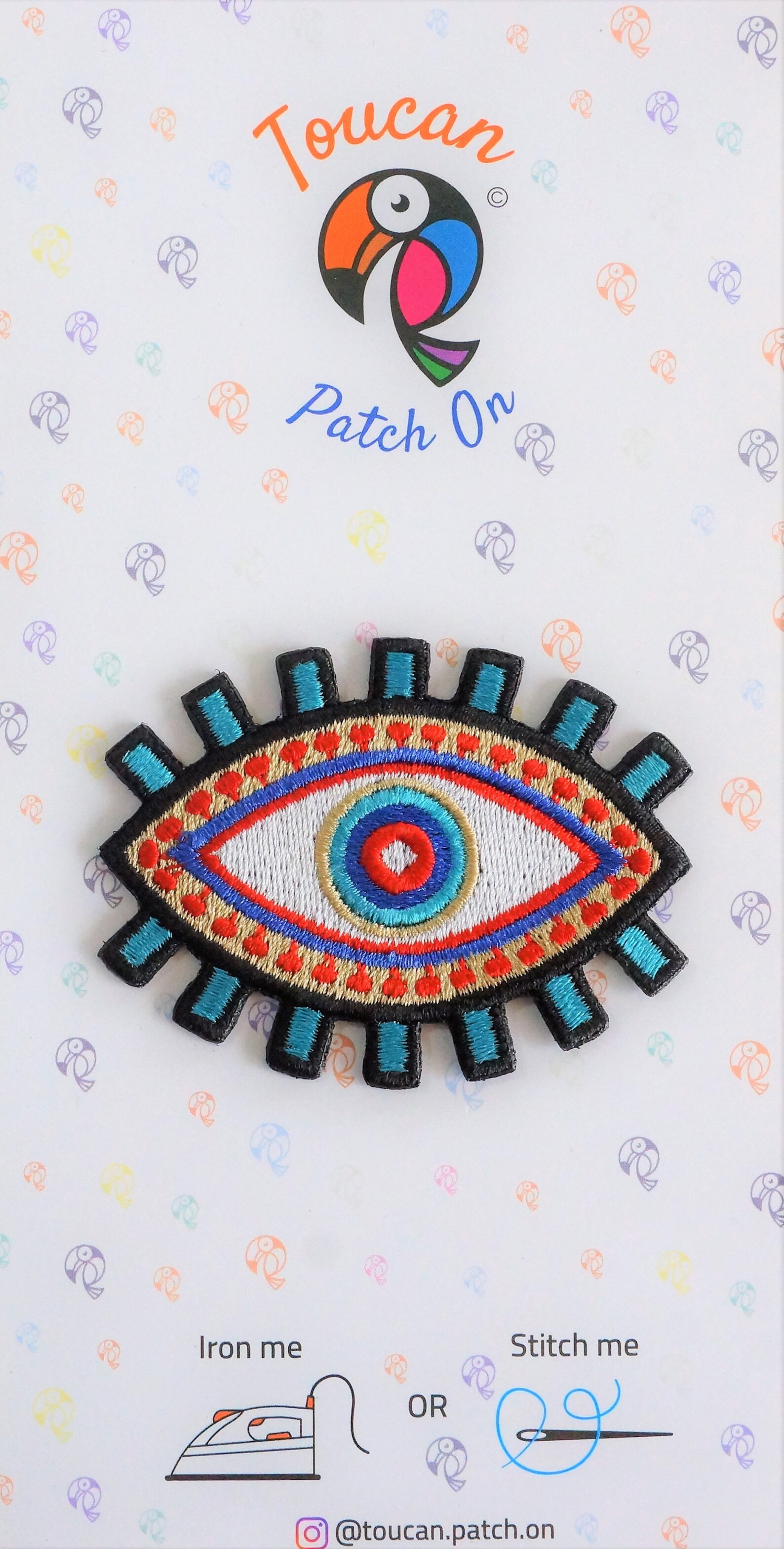 Eye Embroidered Patches To Iron On Etsy
