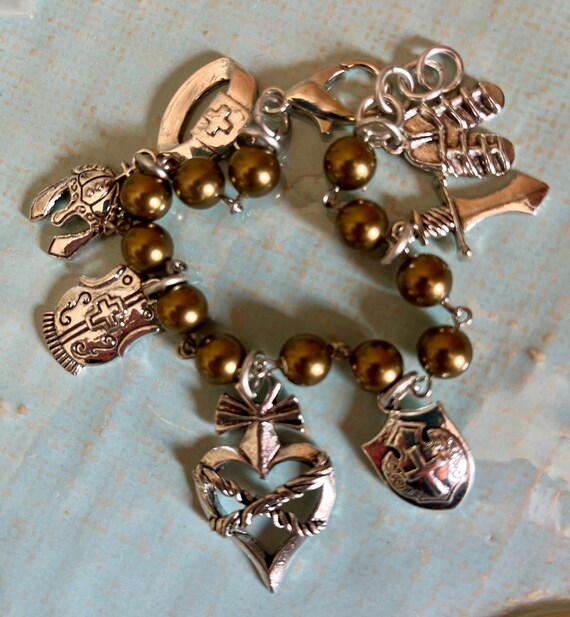 Christian charm bracelet best sale