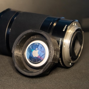AirTag Lens Cap for Sony E Mount