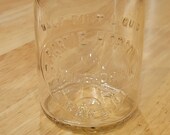 Dairying Bartie Hopson Orange Drink Girard, Illinois Duraglas Glass Co 1947 Half Pint Embossed Orange Drink Bottle Early Juice Bottle
