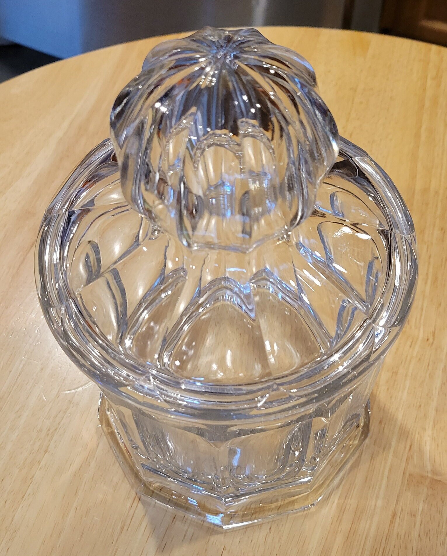 yututin77　希少アンティークガラスHeisey glass ANTIQUE HEISEY GLASS CLEAR ELEGANT LARGE 