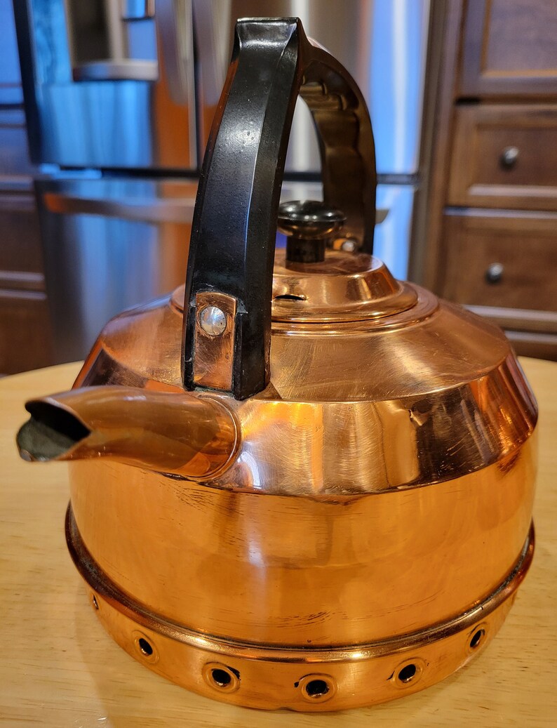 Antique/ English Copper Tea Kettle/ Cosiclad Copper Teapot/ Etsy
