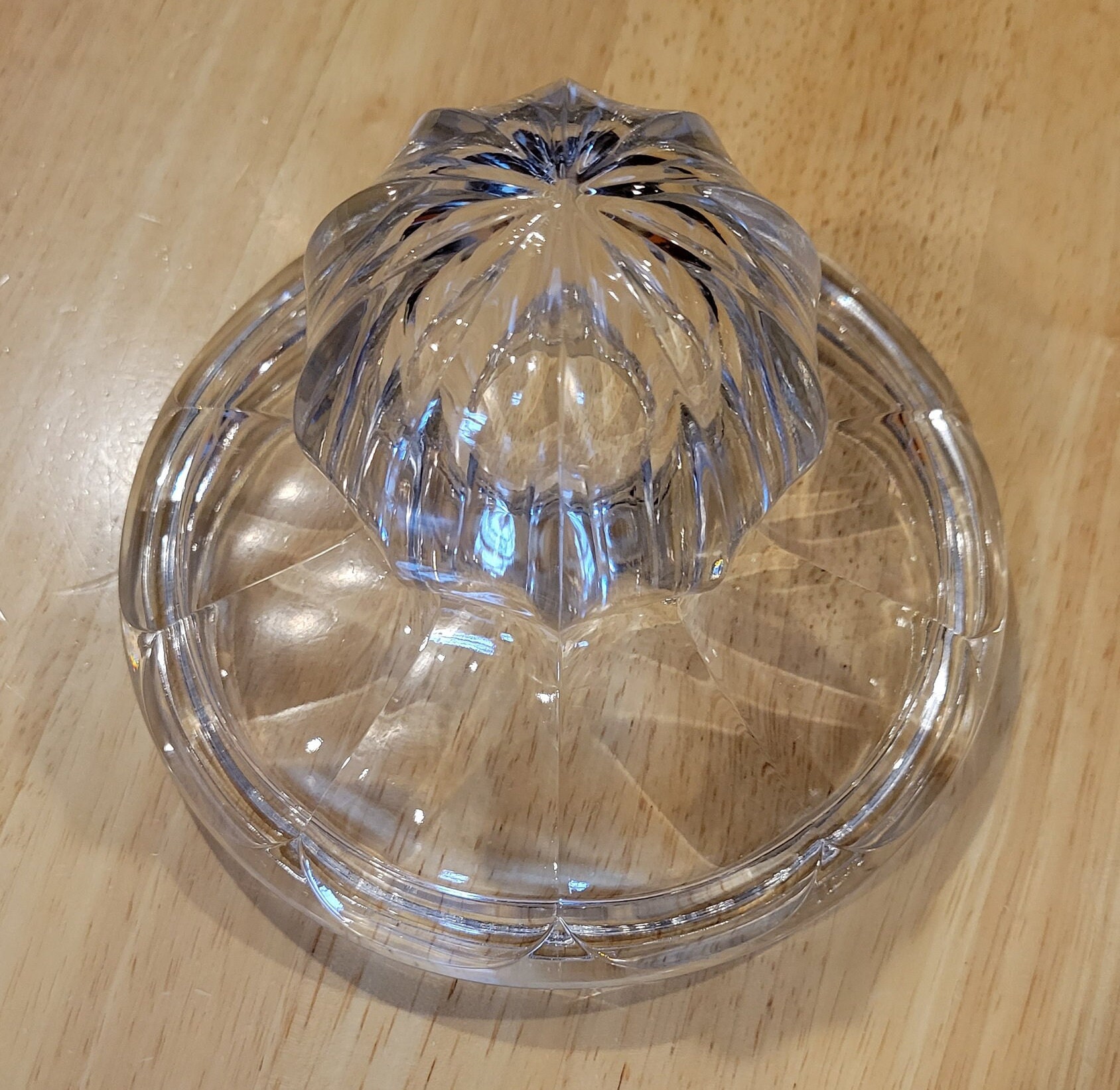 yututin77　希少アンティークガラスHeisey glass Antique/ A. H. Heisey & Company Flat Panel Clear Glass