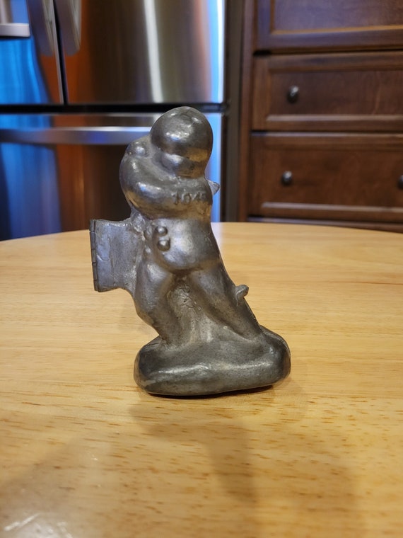 Dairying/ Pewter Baseball Player Ice Cream Dessert Mold/ -  Denmark