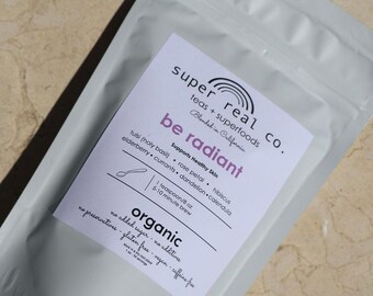 Organic Be Radiant Herbal Tea – Loose Leaf Skin Health Blend (Caffeine Free)