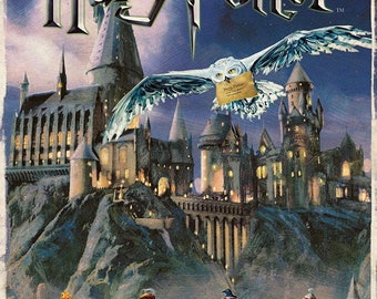 Ukończona i oprawiona układanka Harry Potter 1000 elementów