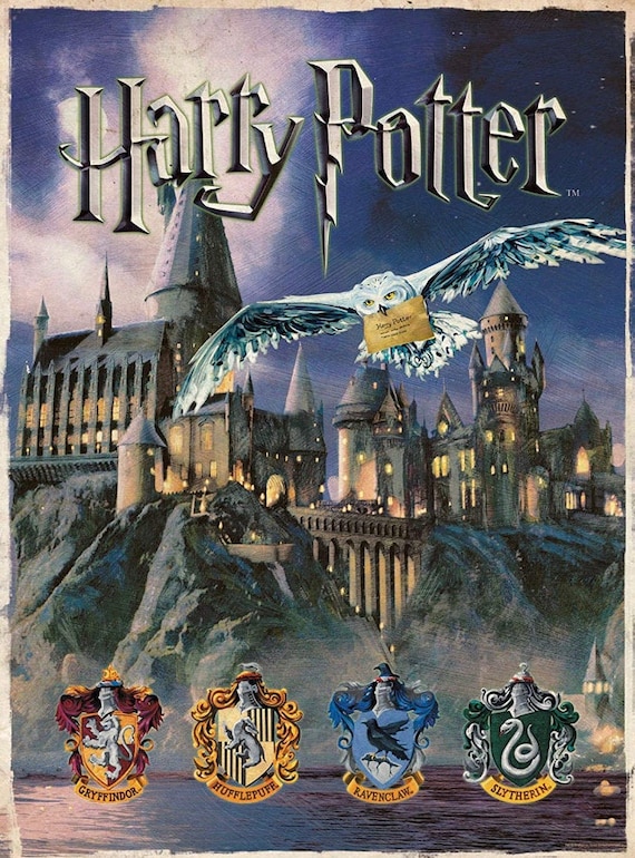 Finished & Framed Harry Potter 1000 Piece Puzzle 