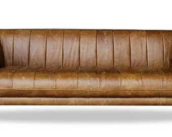 Terrence Sofa - Modern Leather-Handmade