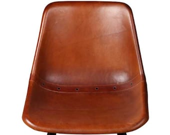 Dewsbury  genuine leather vintage style armchair