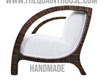 Dorian Art Deco chair - Handmade
