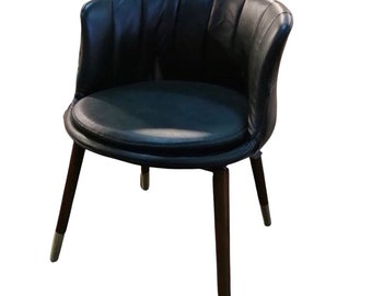 Bespoke contemporary Leather Chair-Handmade in England