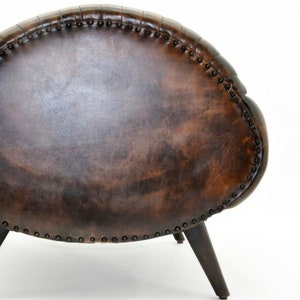 The Debonair Leather Armchair handmade in England image 2