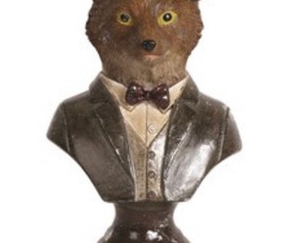 Fox figurine bust/sculpture