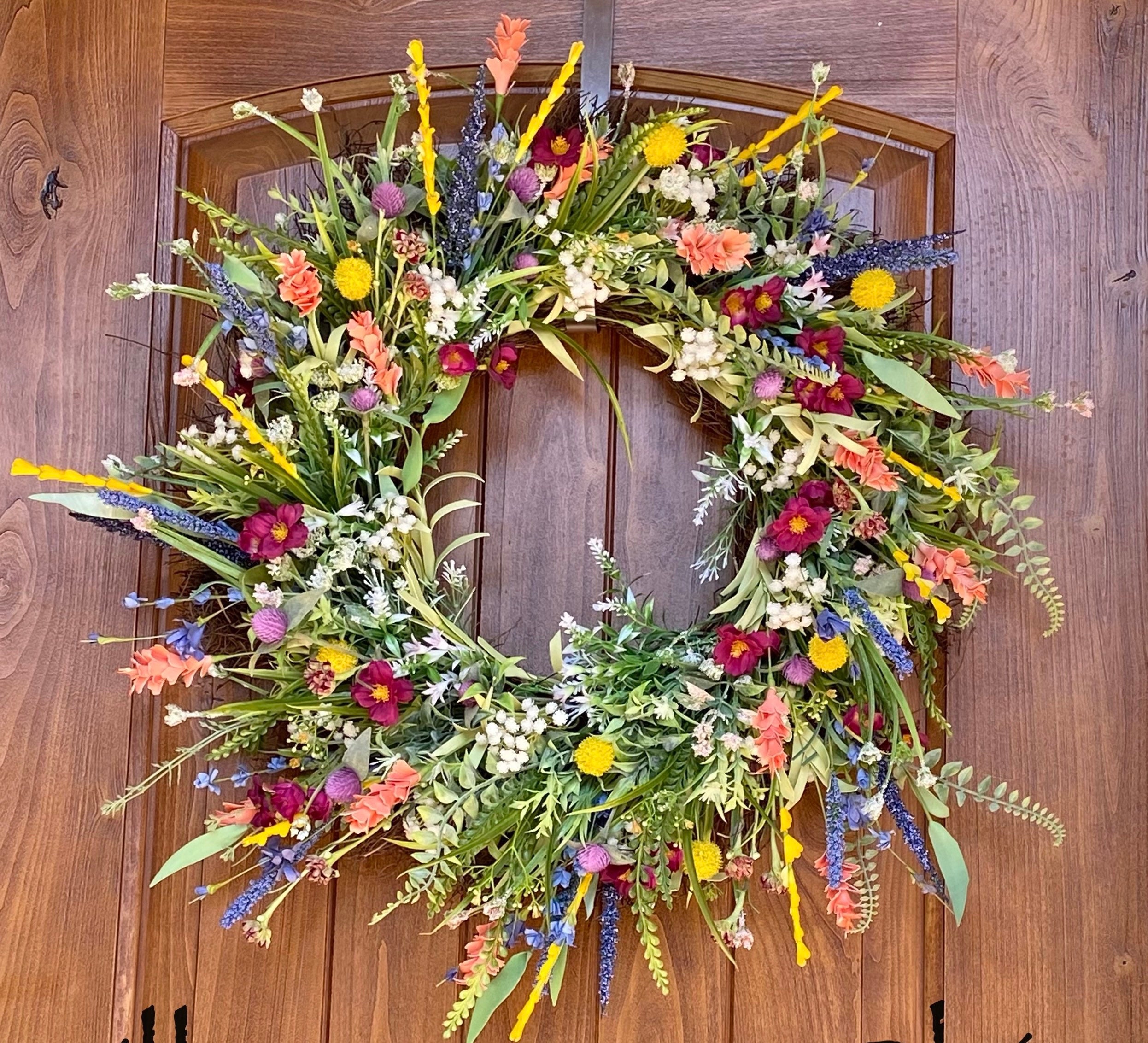 Texas Wildflower wreath BEST SELLER Etsy