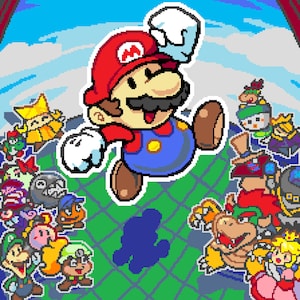 Paper Mario Pixelart Print!