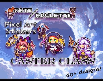 Fate Grand Order Caster Class Stickers
