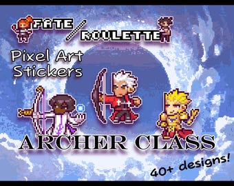 Fate Grand Order Archer Class Stickers
