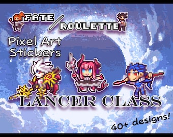 Fate Grand Order Lancer Class Stickers