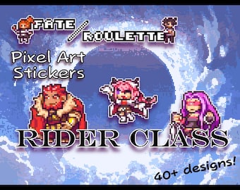 Fate Grand Order Rider Class Stickers