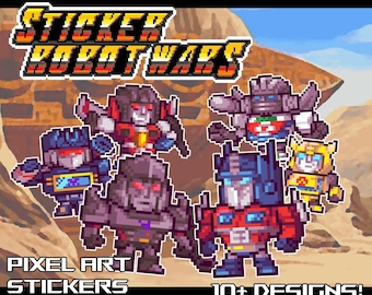 Transformers Pixelart Stickers