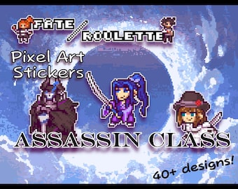 Fate Grand Order Assassin Class Stickers