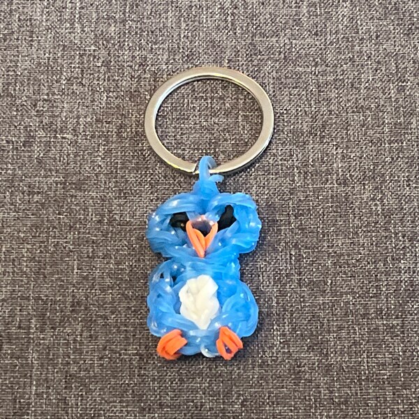 Rainbow Loom Keychain Etsy