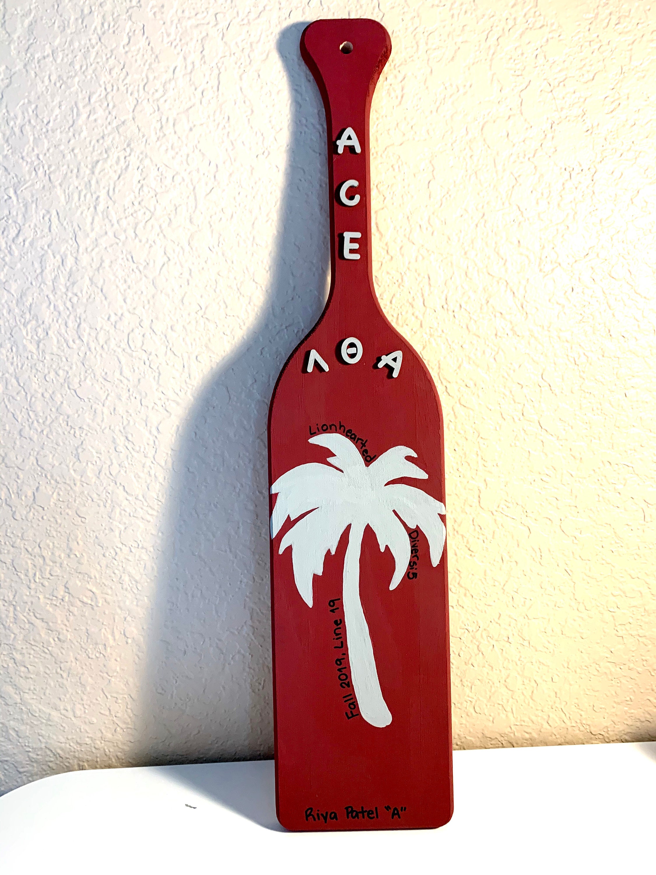 Custom Greek Paddle Etsy