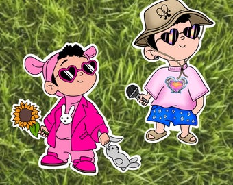 Baby Benito Bad Bunny Stickers