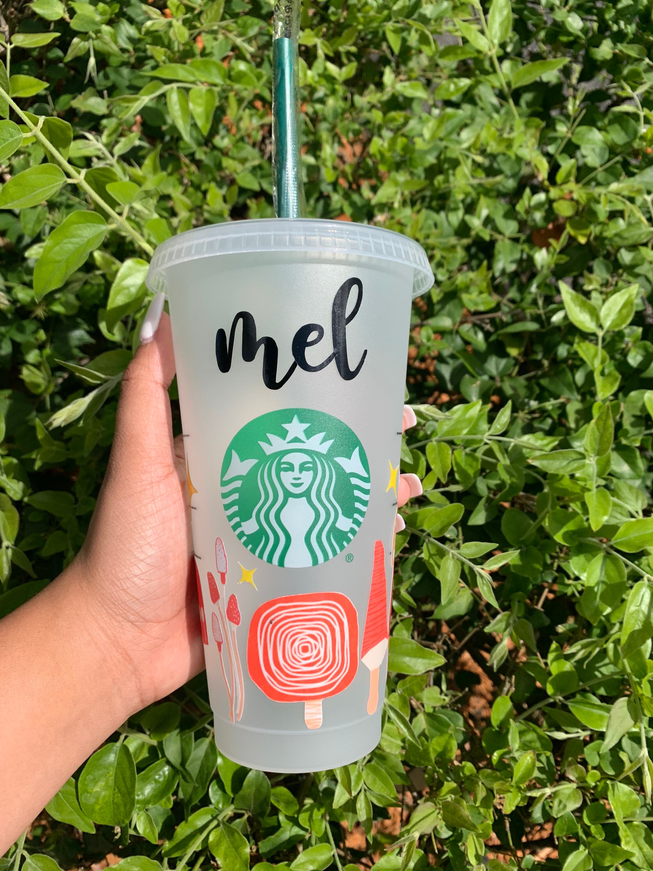 starbucks mushroom glass