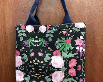 Floral Print Reusable Tote Bag, ACLU Charity
