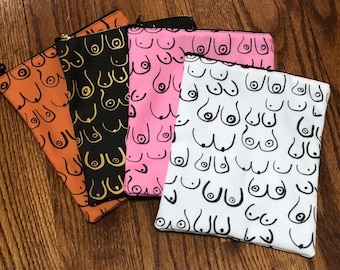 Boob-titful Zip Pouch
