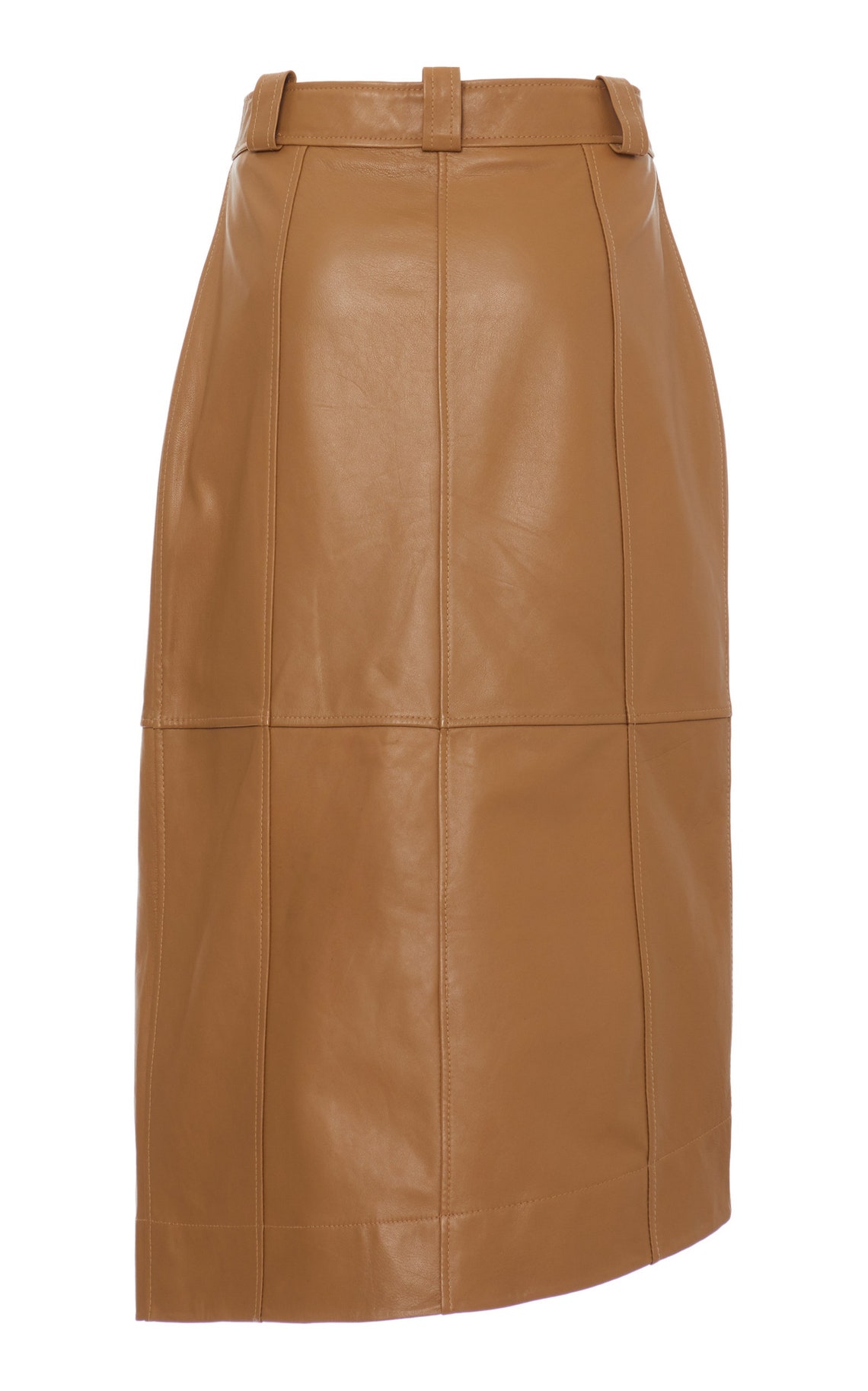 Leather Skirt Vintage 80s Leather Skirt Women's Genuine | Etsy