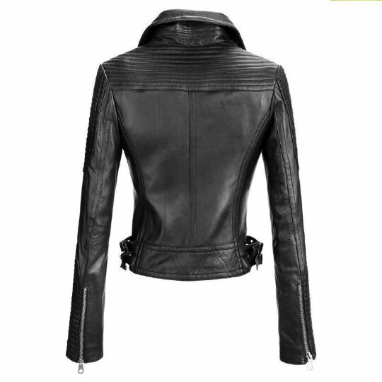 Leather Jacket for Women Biker Jacket Lambskin Leather | Etsy
