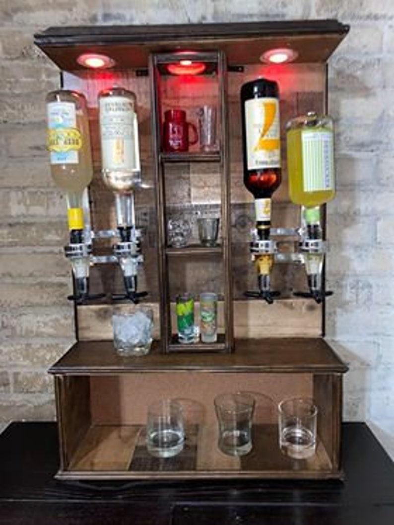 Mini Bar/Liquor DispenserWall Bar Etsy