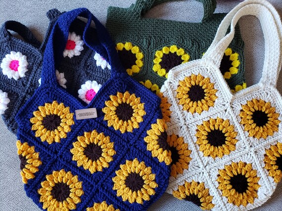 Personalized crochet bag sale